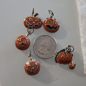 Halloween Pumpkin Charms